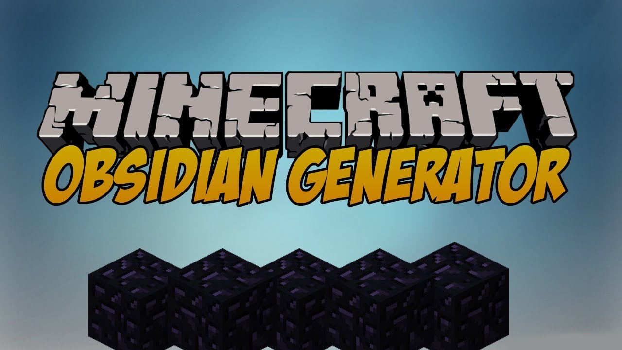 Cách làm Hắc Diện Thạch trong Minecraft