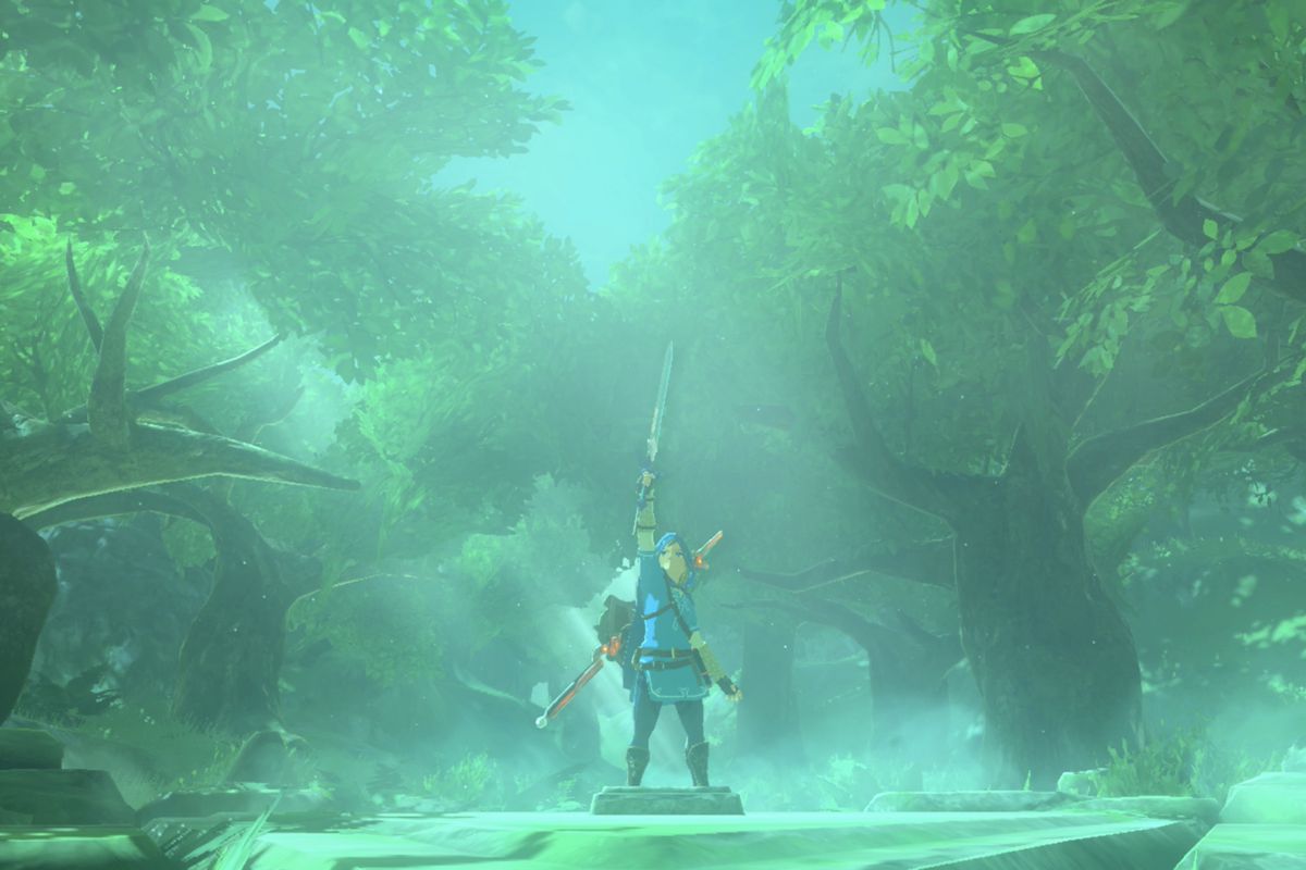 cách lấy master sword trong zelda botws