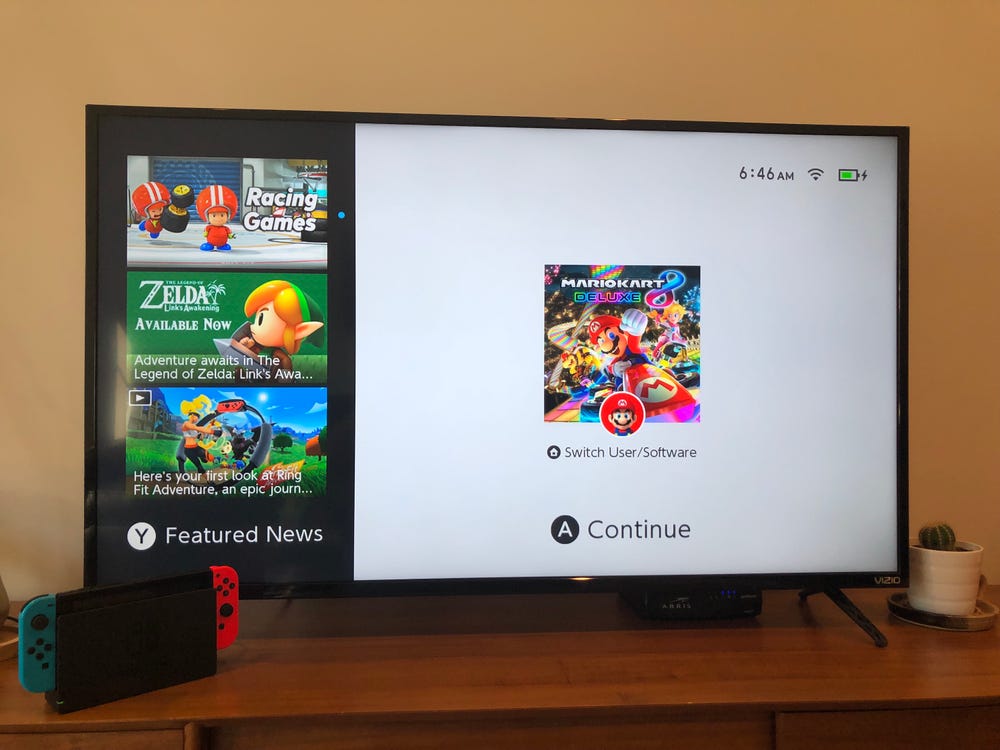 Cách kết nối Nintendo Switch với TV